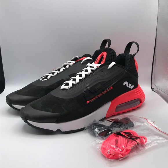 nike air max 2090 infrared black & sage green